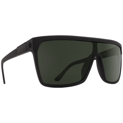 SPY Flynn Sunglasses, Happy Lens, Soft Matte - Gray/Green 8Lines Shop - Fast Shipping