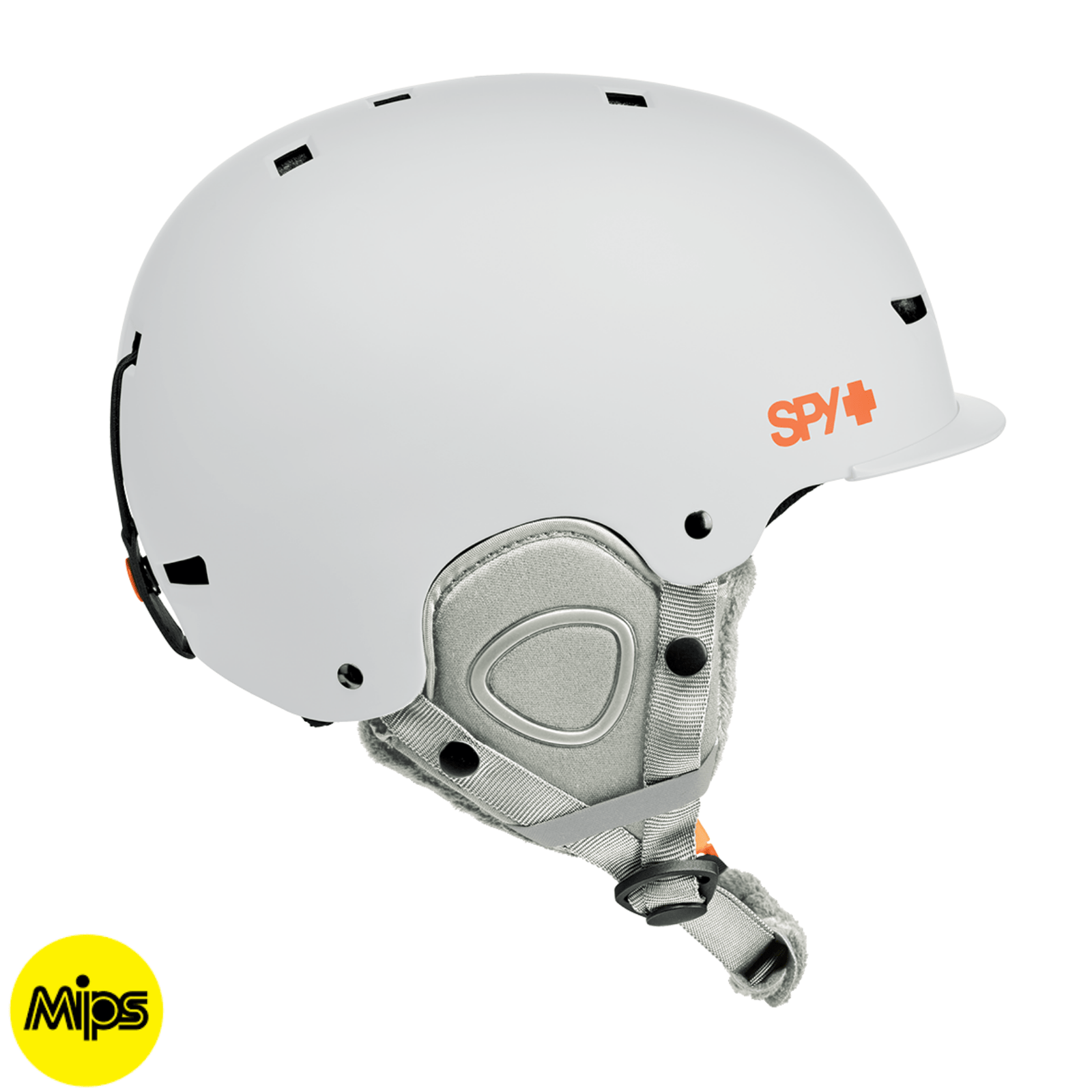 SPY Galactic MIPS Snow Helmet Matte White - Light Gray
