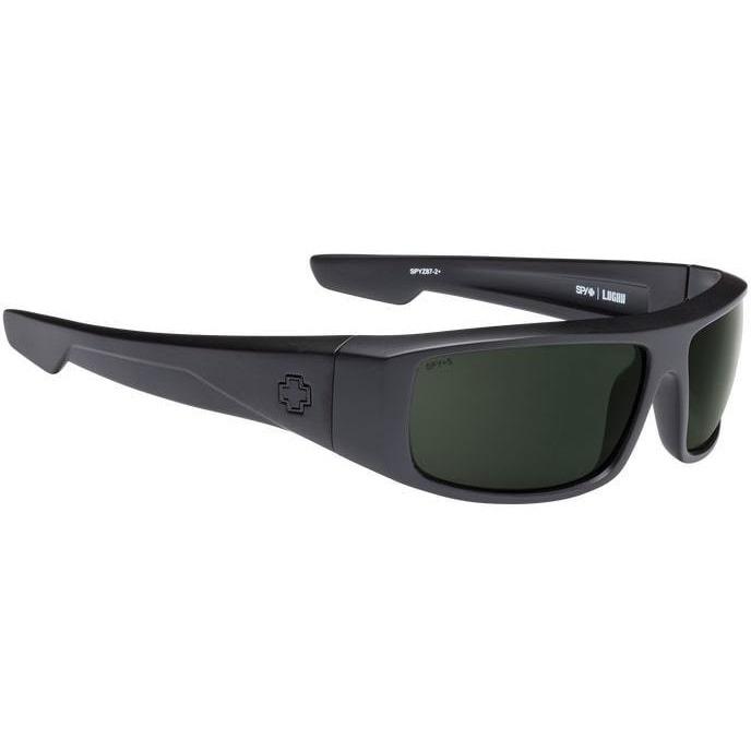 SPY LOGAN ANSI Approved Sunglasses, Happy Lens - Matte Black 8Lines Shop - Fast Shipping