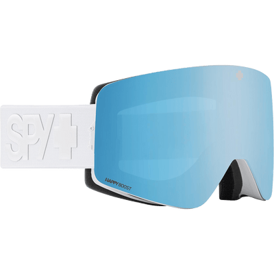 SPY Marauder Elite Eco White Snow Goggles - Happy Boost Blue 8Lines Shop - Fast Shipping