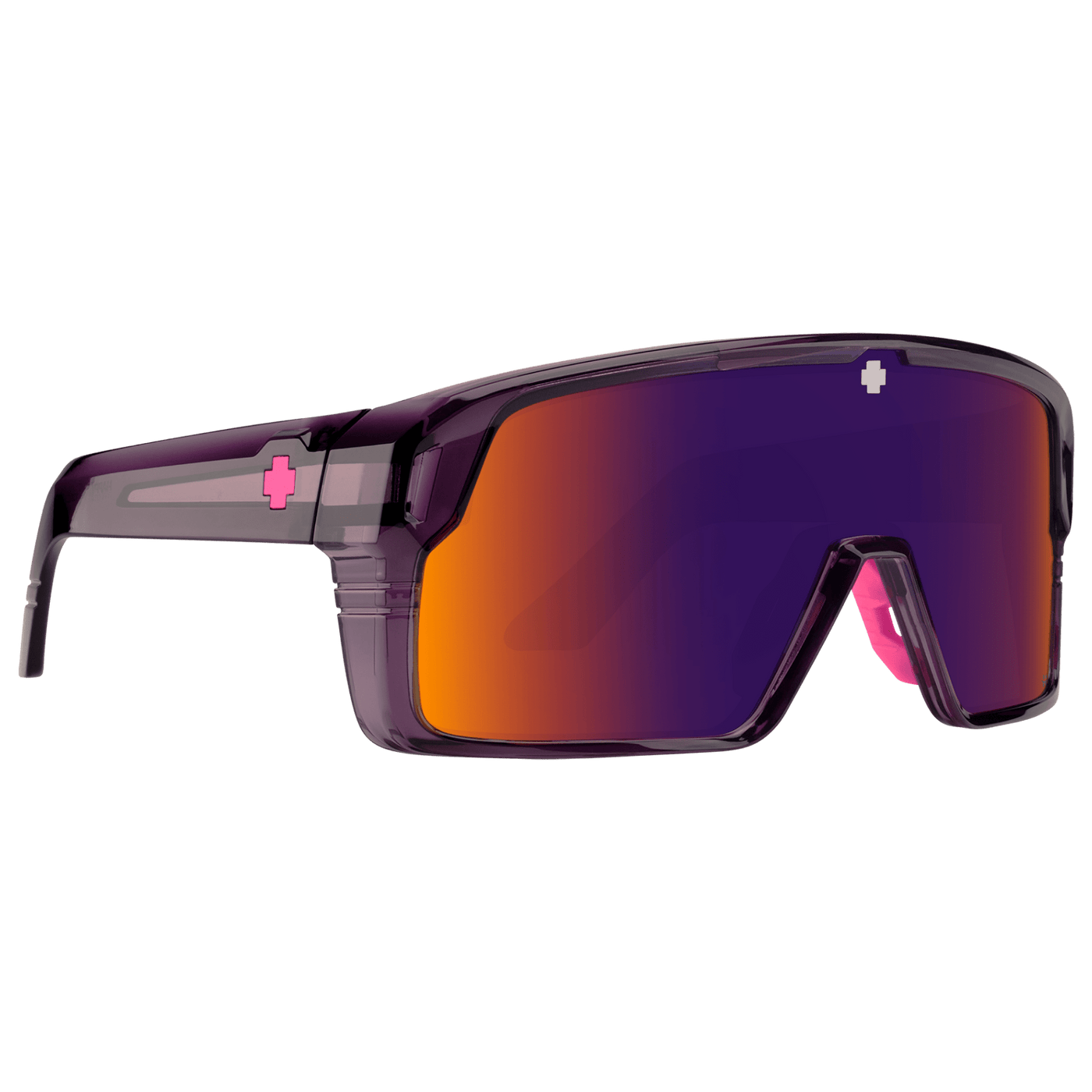 SPY MONOLITH Sunglasses, Happy Lens - Dark Purple 8Lines Shop - Fast Shipping