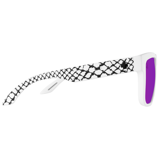 SPY Optic DISCORD Sunglasses - Happy Lens Purple/White