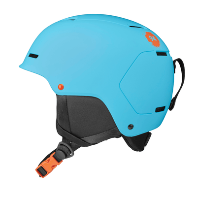 SPY Youth Snow Helmet Lil Astronomic Matte Blue - Orange Splatter Logo 8Lines Shop - Fast Shipping