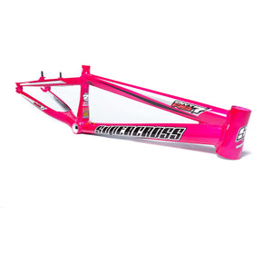 Supercross BMX Envy RS7 Triple Butted Aluminium Race Frame - Neon Pink 8Lines Shop - Fast Shipping