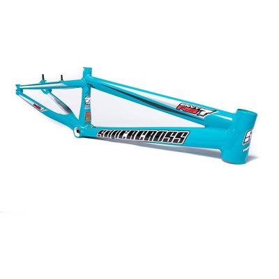 Supercross BMX Envy RS7 Triple Butted Aluminium Race Frame - Turquoise Blue 8Lines Shop - Fast Shipping