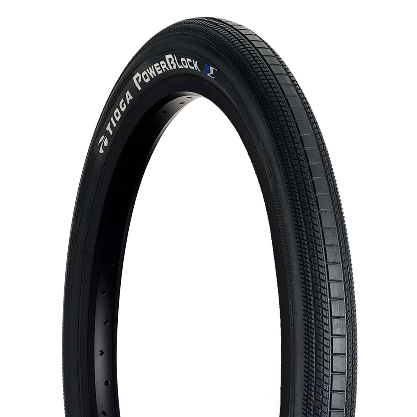 Tioga POWERBLOCK S-SPEC 120 TPI Folding BMX Race Tyre 20" 8Lines Shop - Fast Shipping