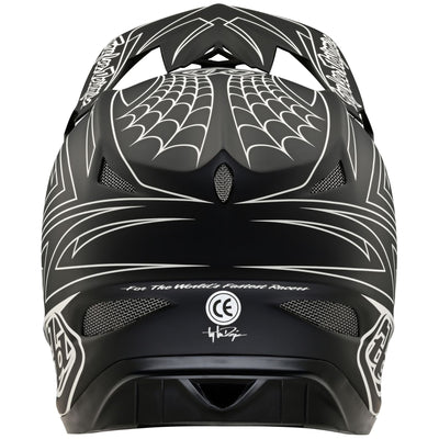 TLD D3 Fiberlite Helmet Spiderstripe - Black 8Lines Shop - Fast Shipping