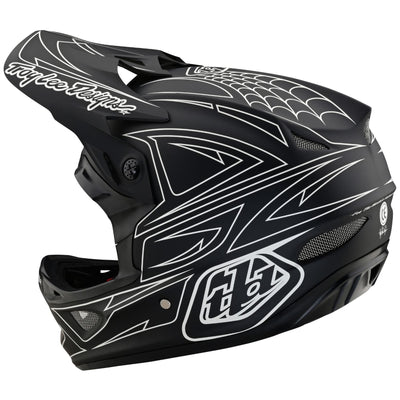 TLD D3 Fiberlite Helmet Spiderstripe - Black 8Lines Shop - Fast Shipping