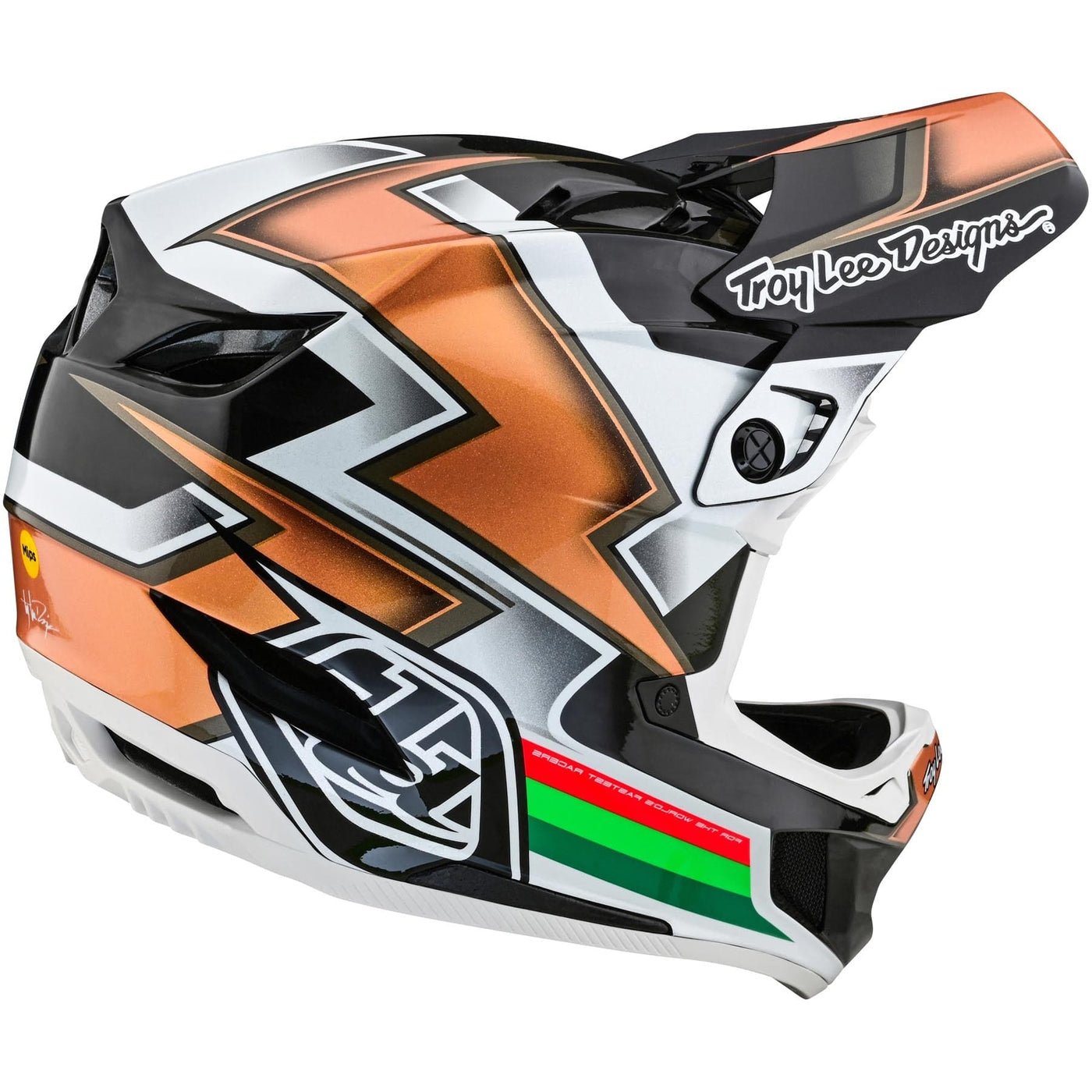 TLD D4 Carbon MIPS Helmet Ever - Black/Gold 8Lines Shop - Fast Shipping