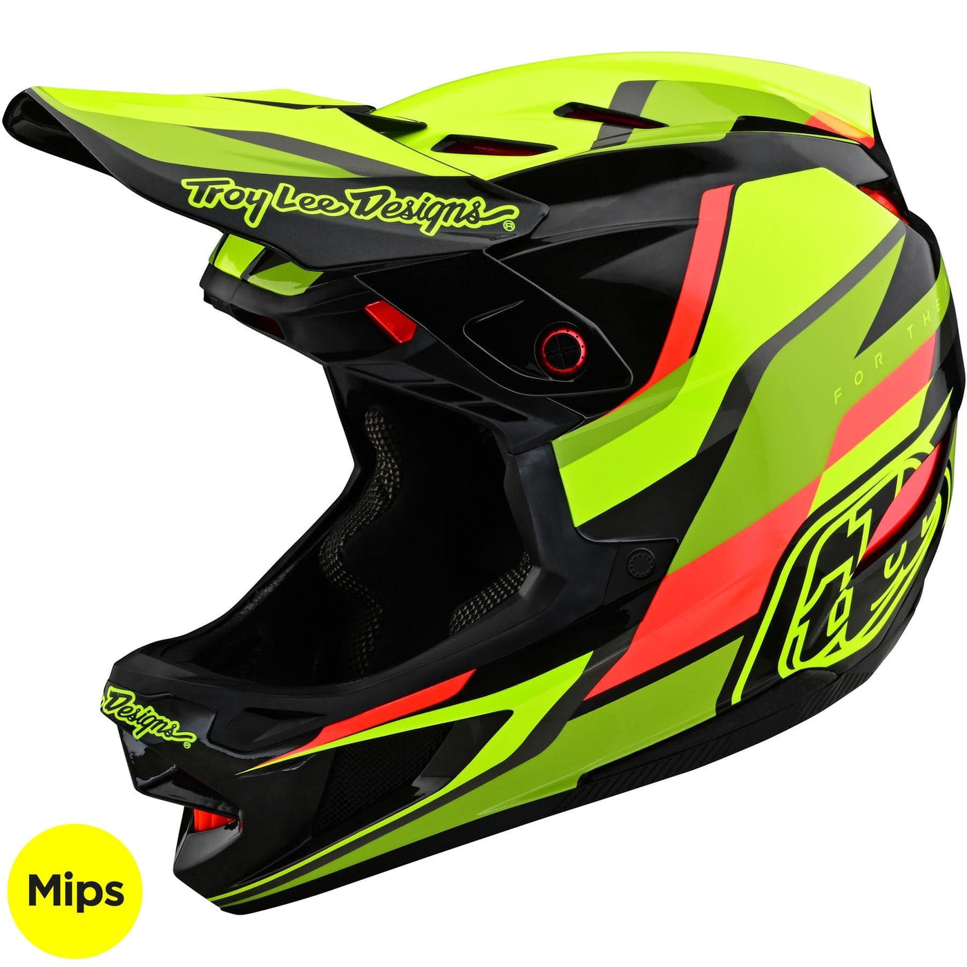 TLD D4 Carbon MIPS Helmet Omega - Black/Yellow 8Lines Shop - Fast Shipping