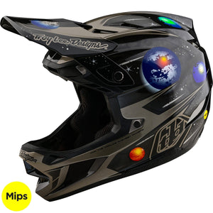 TLD D4 Carbon MIPS Helmet Spacian - Black 8Lines Shop - Fast Shipping