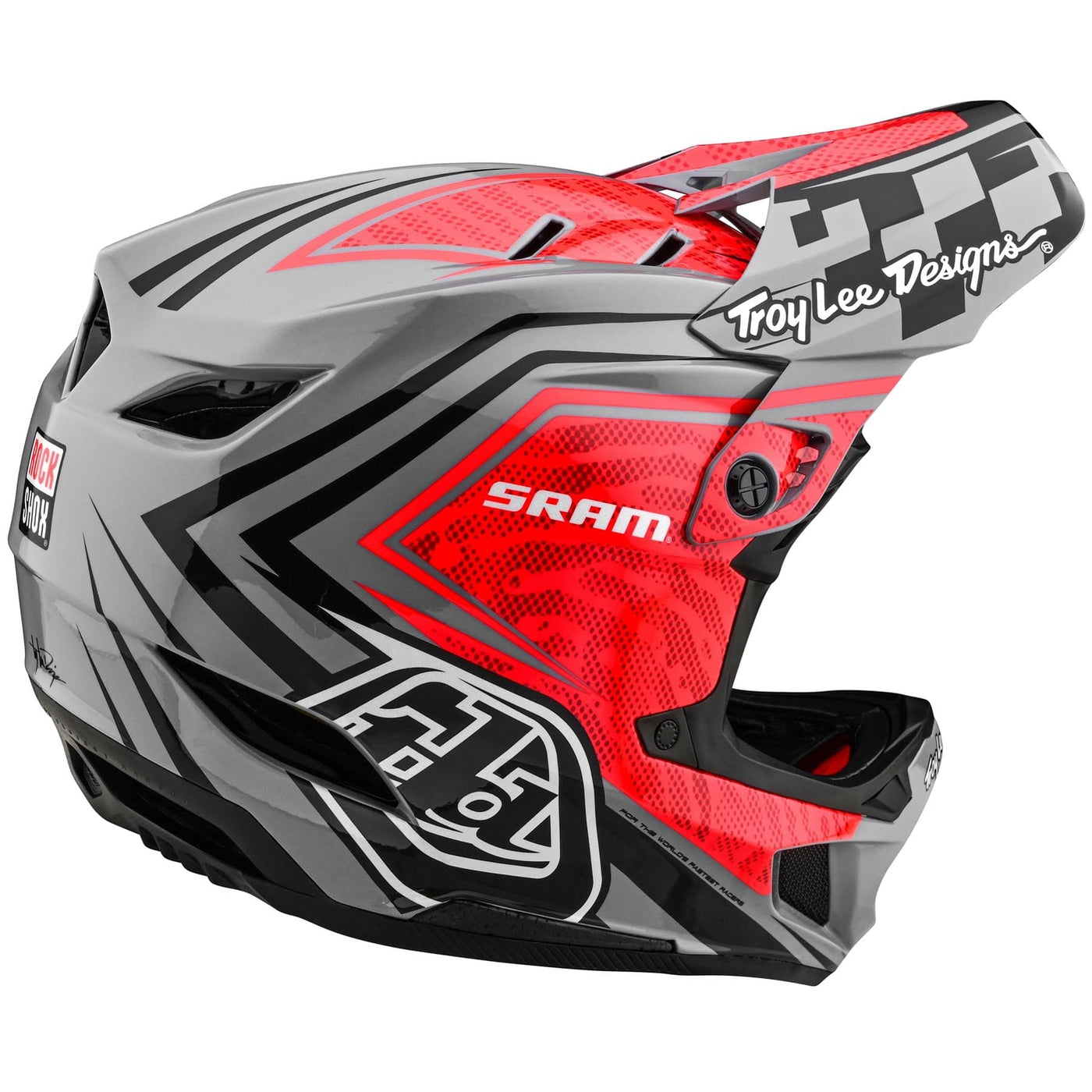 TLD D4 Carbon MIPS Helmet Sram - Red/Black 8Lines Shop - Fast Shipping