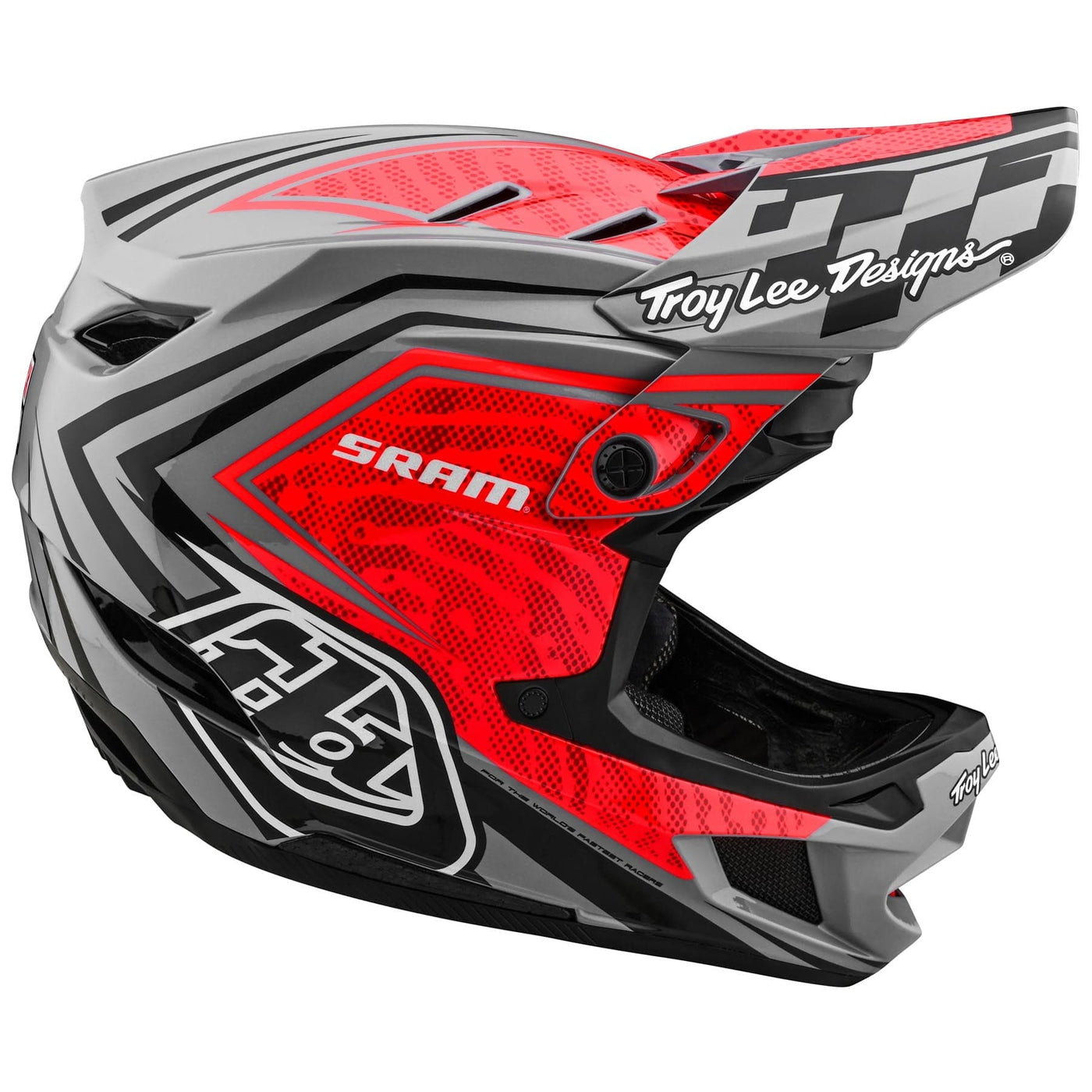 TLD D4 Carbon MIPS Helmet Sram - Red/Black 8Lines Shop - Fast Shipping