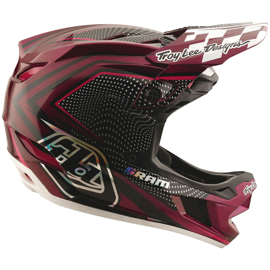 TLD D4 Carbon MIPS Helmet X Sram - Black/Berry | 8Lines Shop