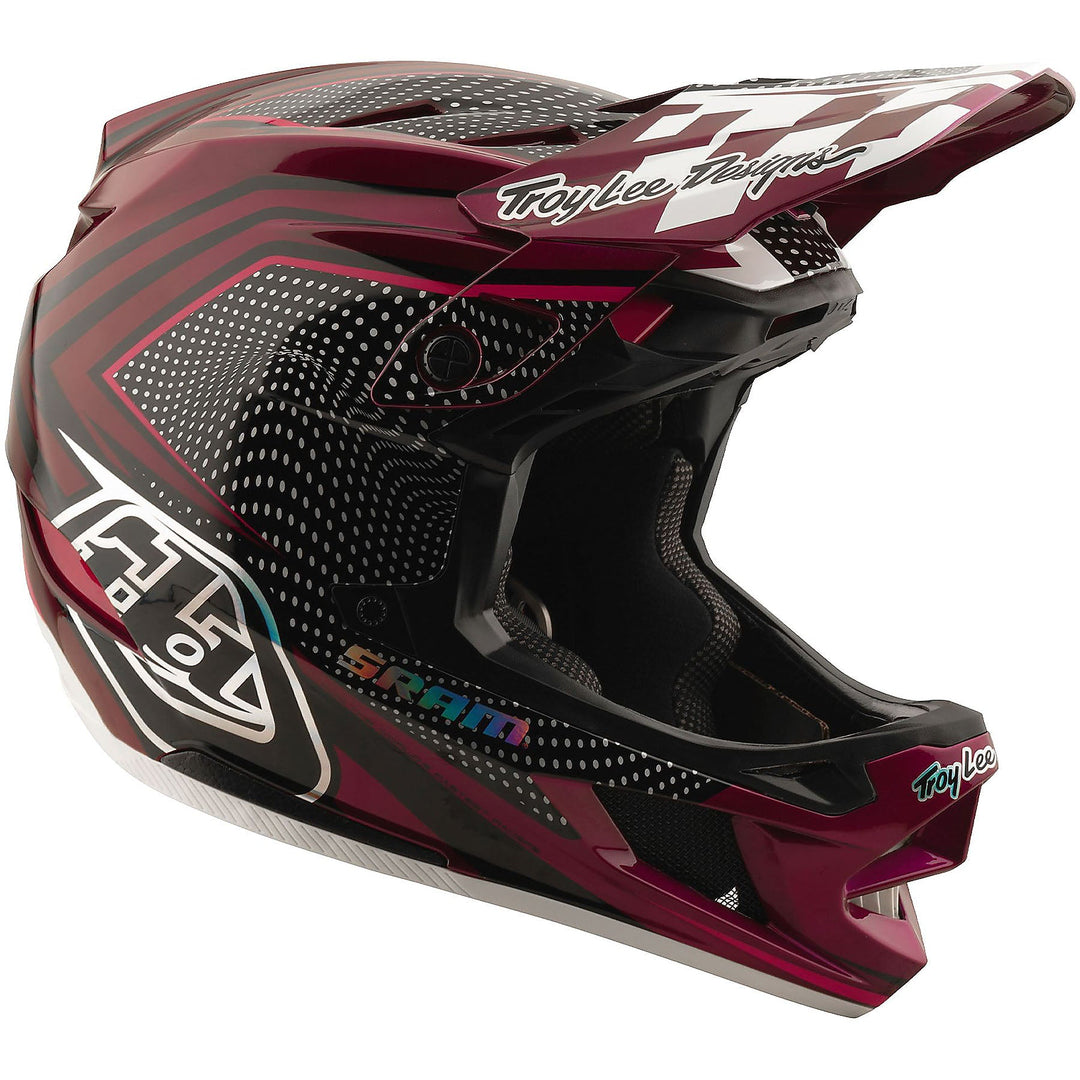 TLD D4 Carbon MIPS Helmet X Sram - Black/Berry | 8Lines Shop