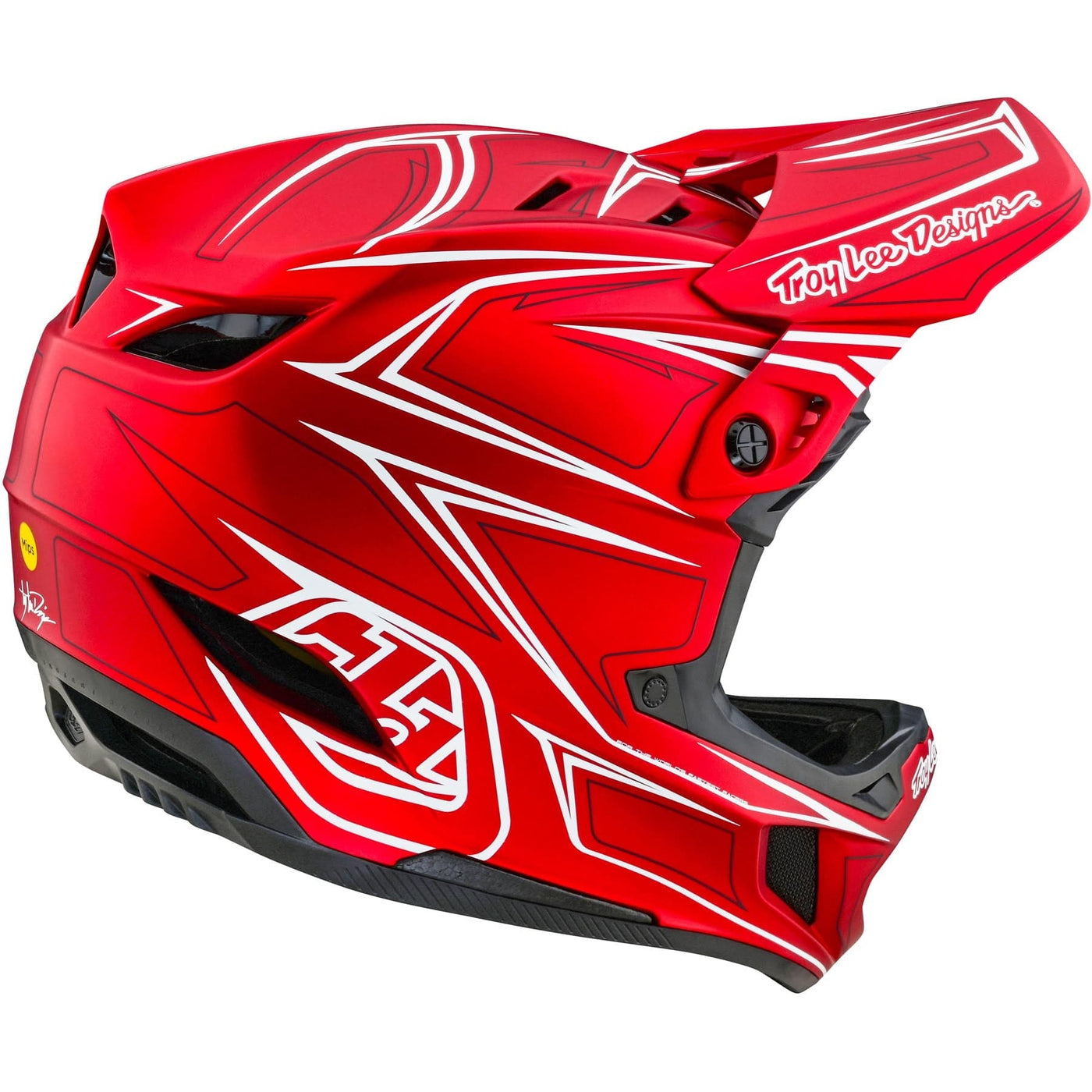 TLD D4 Composite MIPS Helmet Pinned - Red 8Lines Shop - Fast Shipping