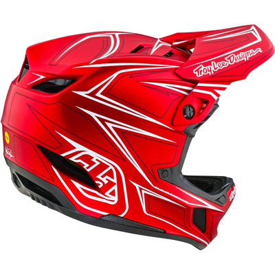 TLD D4 Composite MIPS Helmet Pinned - Red 8Lines Shop - Fast Shipping