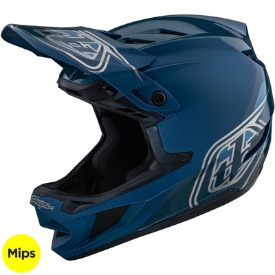 TLD D4 Polyacrylite MIPS Helmet Shadow - Blue 8Lines Shop - Fast Shipping