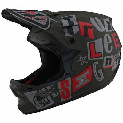 Troy Lee Desgins D3 Fiberlite Helmet Visor Anarchy - Navy 8Lines Shop - Fast Shipping