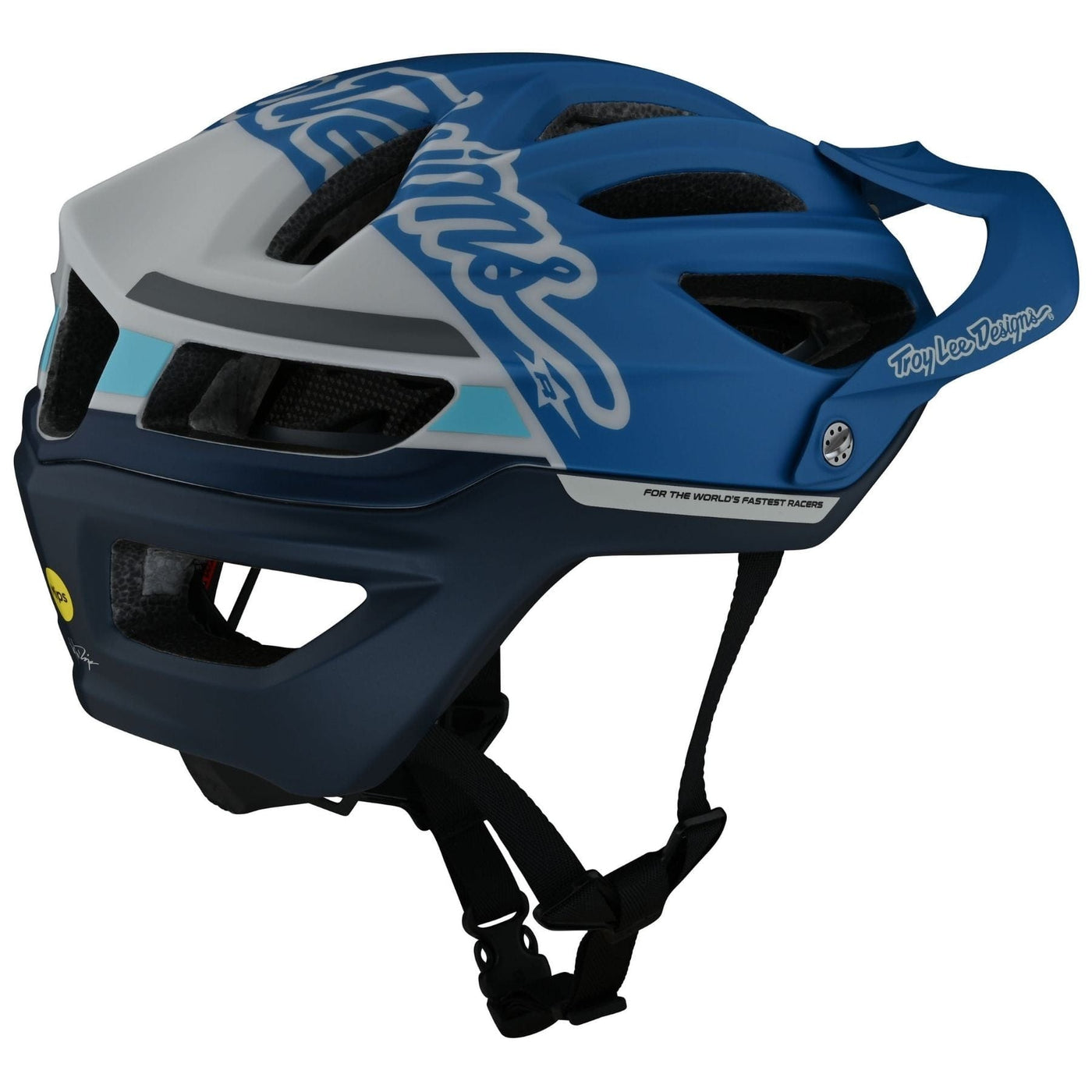 Troy Lee Designs A2 MIPS Bike Helmet Silhouette - Blue 8Lines Shop - Fast Shipping