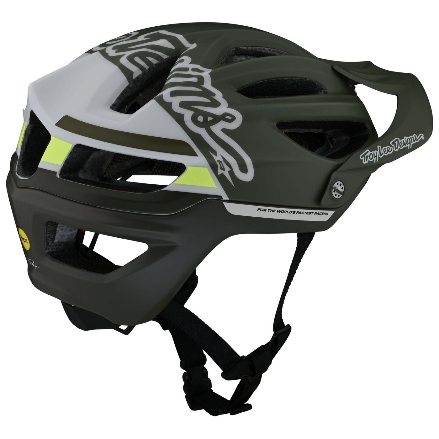 Troy Lee Designs A2 MIPS Bike Helmet Silhouette - Green 8Lines Shop - Fast Shipping