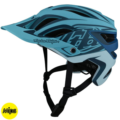 Troy Lee Designs A3 MIPS Bike Helmet Uno - Water 8Lines Shop - Fast Shipping
