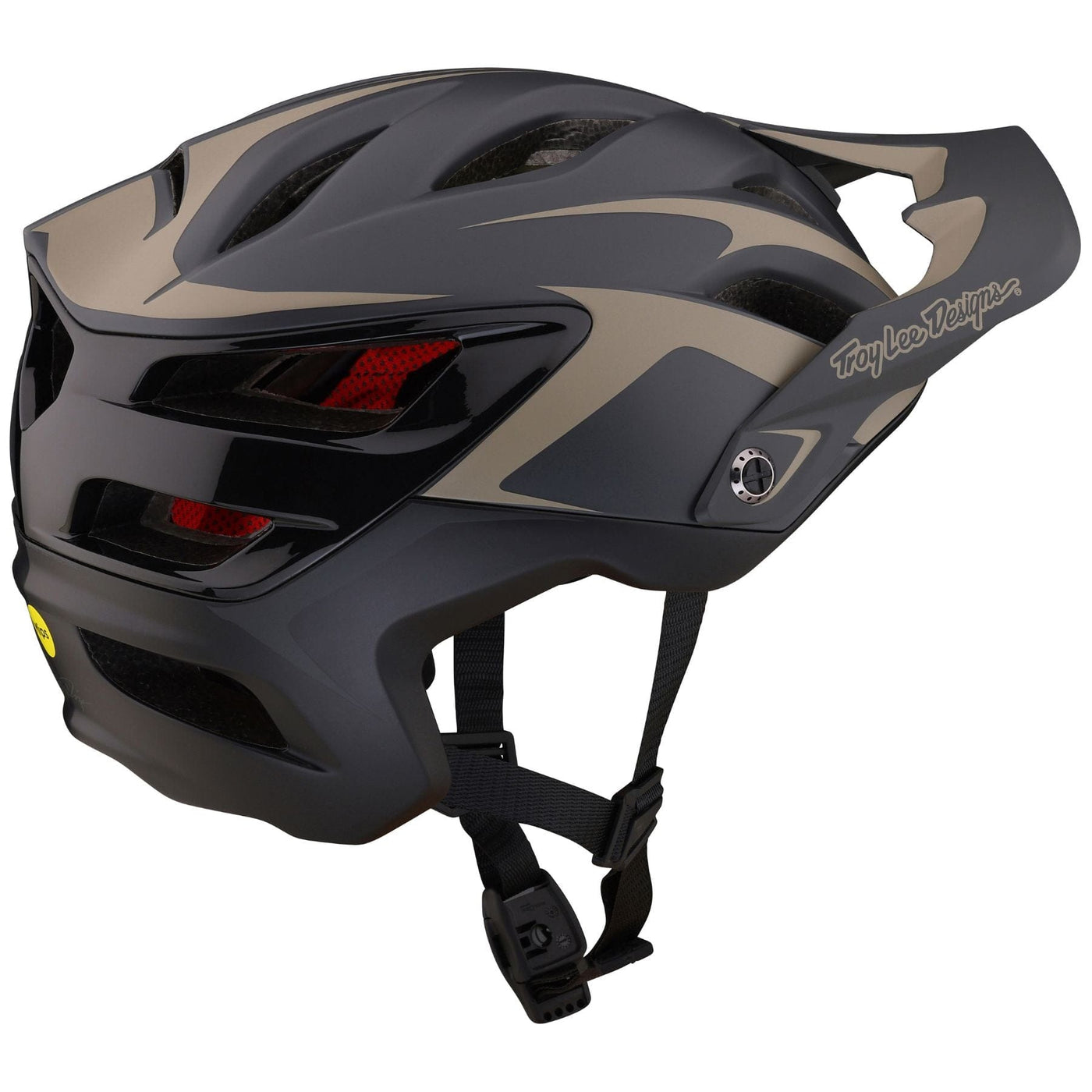 Troy Lee Designs A3 MIPS Helmet Fang - Charcoal/Phantom 8Lines Shop - Fast Shipping