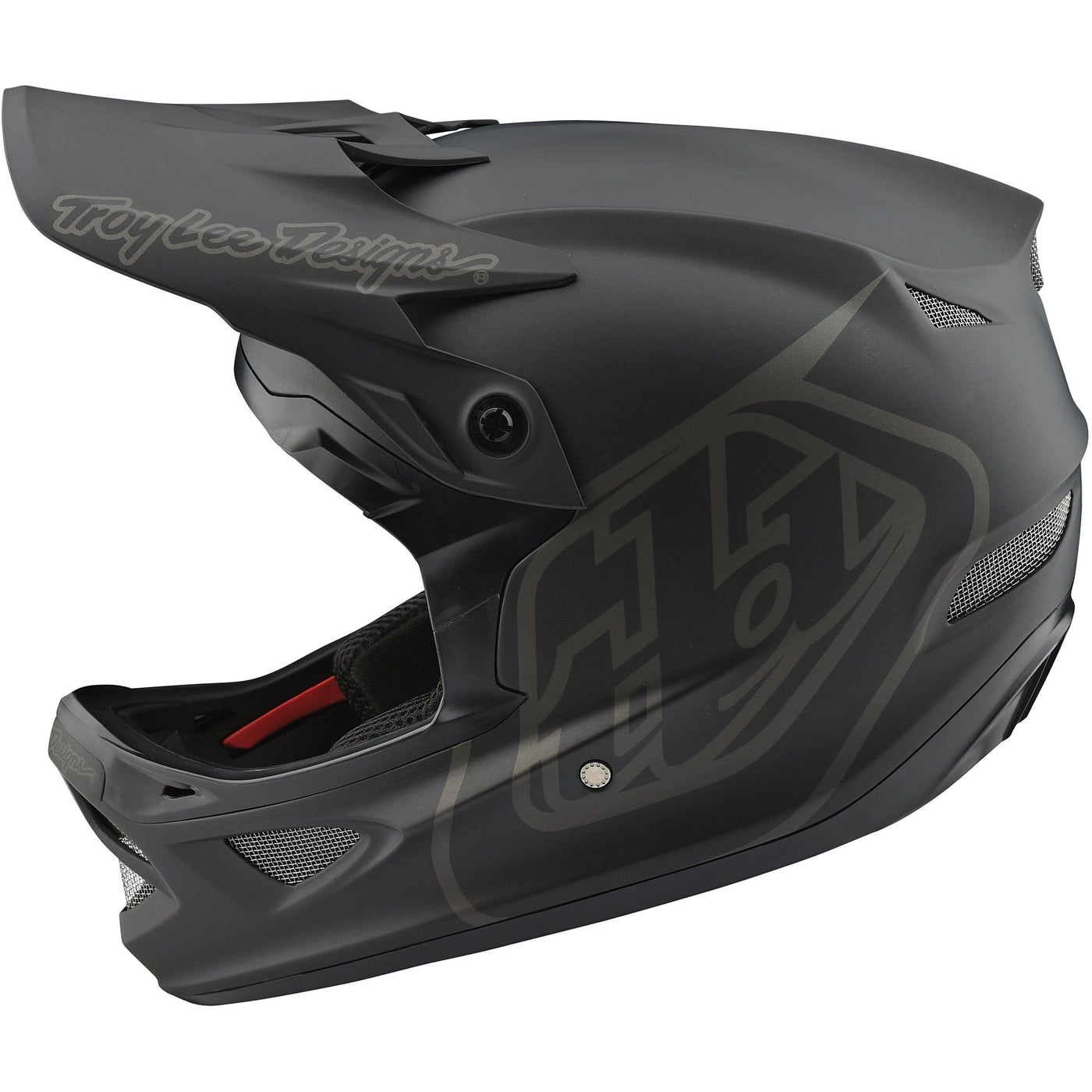 Troy Lee Designs D3 Fiberlite Helmet Mono - Black 8Lines Shop - Fast Shipping