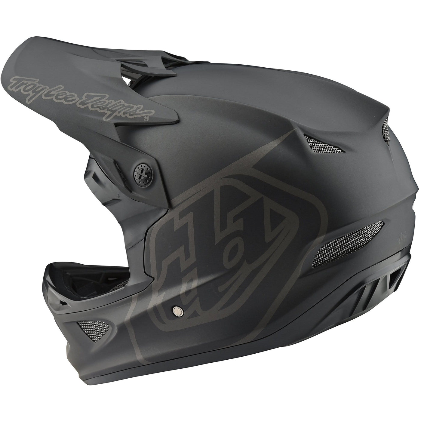 Troy Lee Designs D3 Fiberlite Helmet Mono - Black 8Lines Shop - Fast Shipping