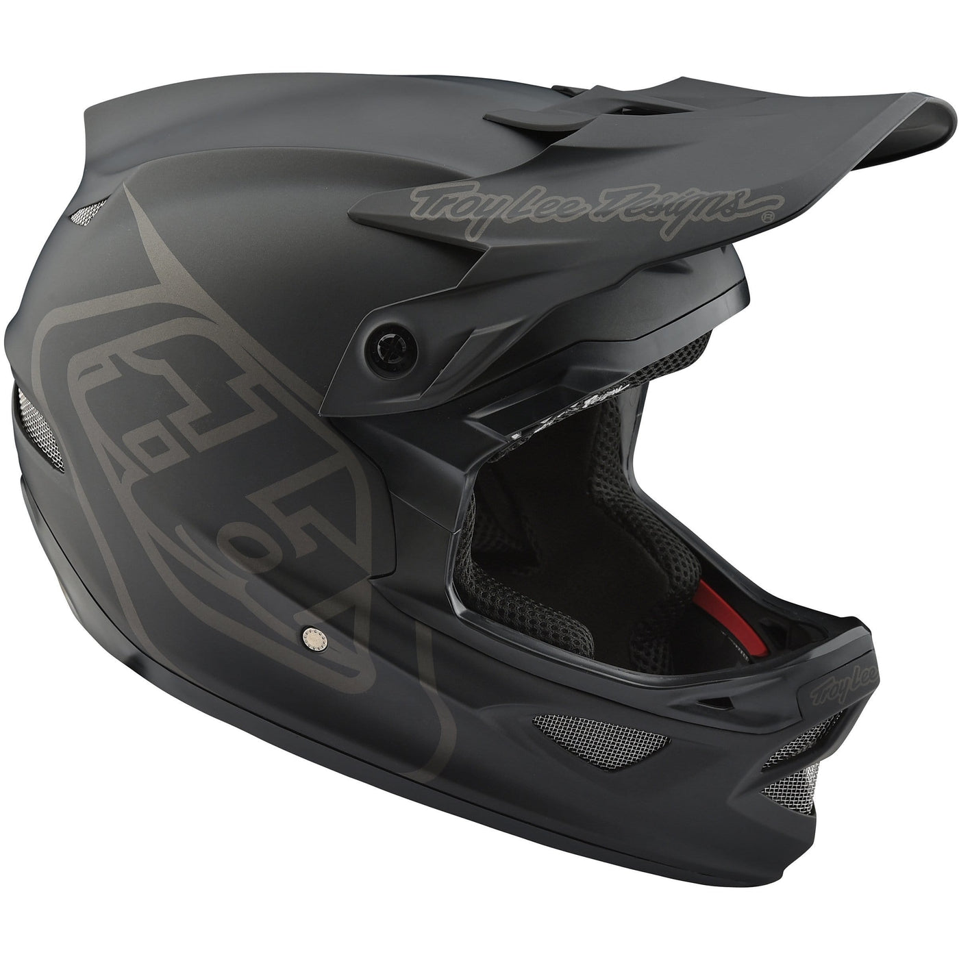 Troy Lee Designs D3 Fiberlite Helmet Mono - Black 8Lines Shop - Fast Shipping