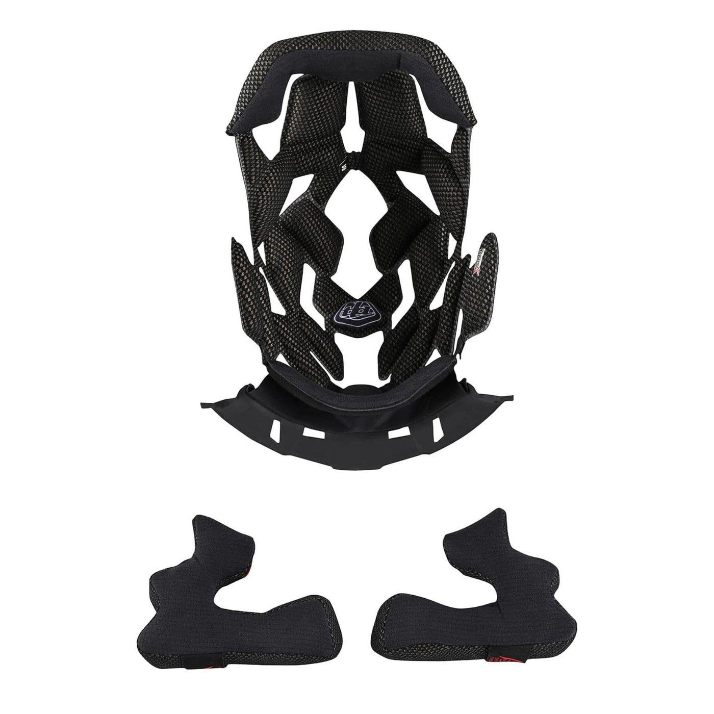 Troy Lee Designs D4 Helmet Interior Set - Cheek Pads & Headliner 8Lines Shop - Fast Shipping