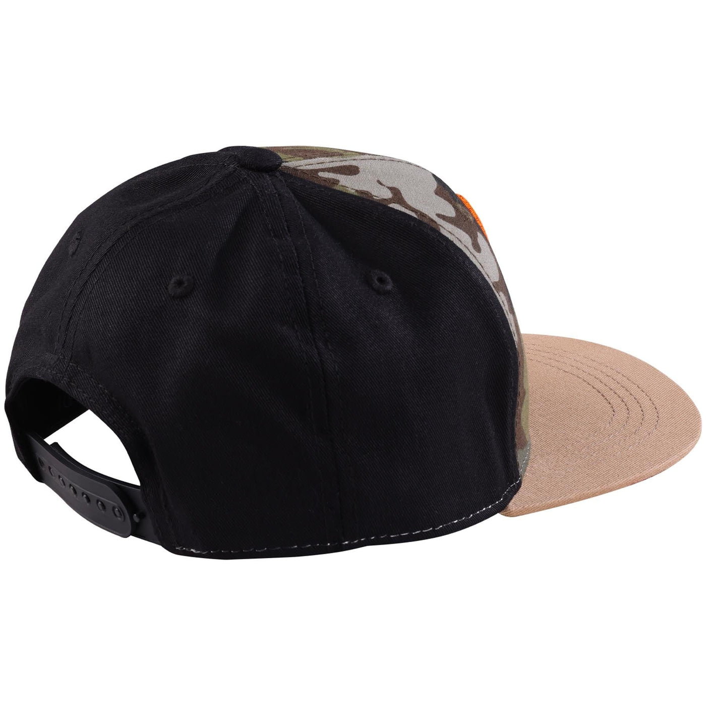 Troy Lee Designs Flat Bill Snapback Youth Peace Out Hat - Black/Forest Camo 8Lines Shop - Fast Shipping