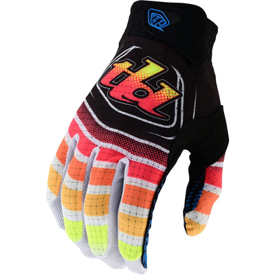 Troy Lee Designs Gloves AIR Wavez - Black/Multi 8Lines Shop - Fast Shipping