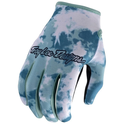 Troy Lee Designs Gloves FLOWLINE Plot - Blue Haze 8Lines Shop - Fast Shipping