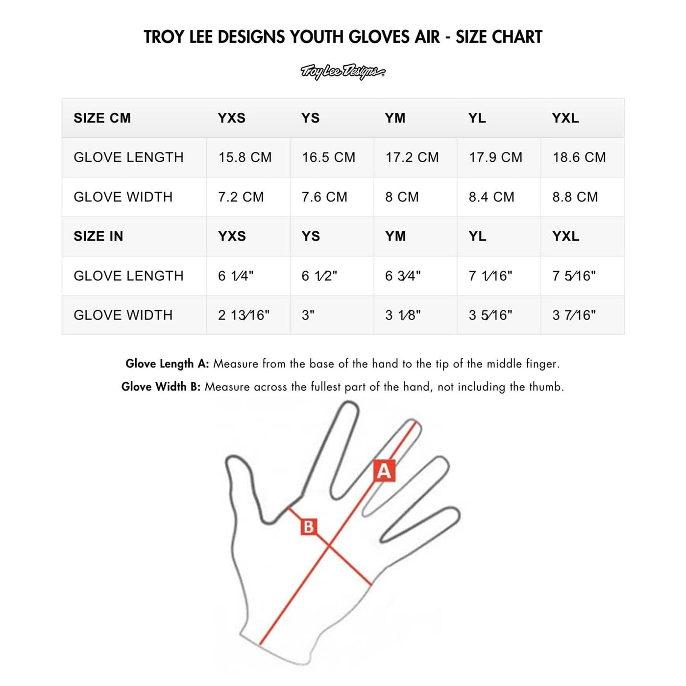 Troy Lee Designs Gloves Youth AIR Radian - Multi 8Lines Shop - Fast Shipping