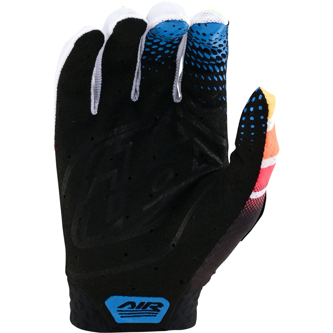 Troy Lee Designs Gloves Youth AIR Wavez Black/Multi 8Lines Shop - Fast Shipping