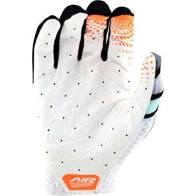 Troy Lee Designs Gloves Youth AIR Wavez Bleached Aqua 8Lines Shop - Fast Shipping