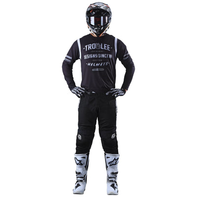 Troy Lee Designs GP AIR MX Set Roll Out - Black 8Lines Shop - Fast Shipping