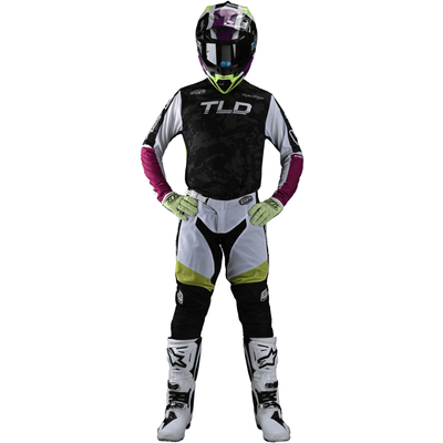 Troy Lee Designs GP AIR MX Set Veloce - Camo Black/Glo Green 8Lines Shop - Fast Shipping