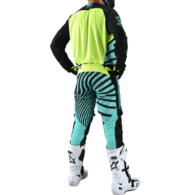 Troy Lee Designs GP AIR Pants Drift - Black/Turquoise 8Lines Shop - Fast Shipping