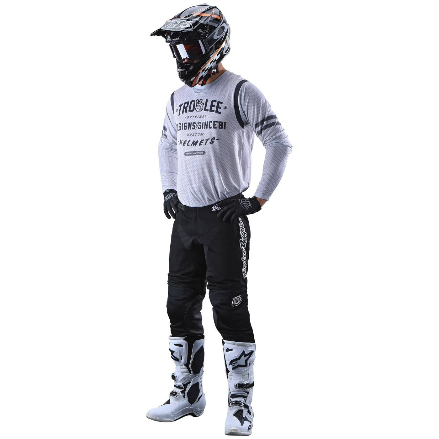 Troy Lee Designs GP AIR Pants Mono - Black 8Lines Shop - Fast Shipping