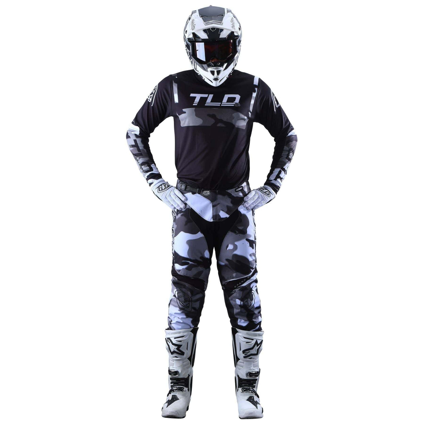 Troy Lee Designs GP MX Set Brazen Camo - Gray 8Lines Shop - Fast Shipping