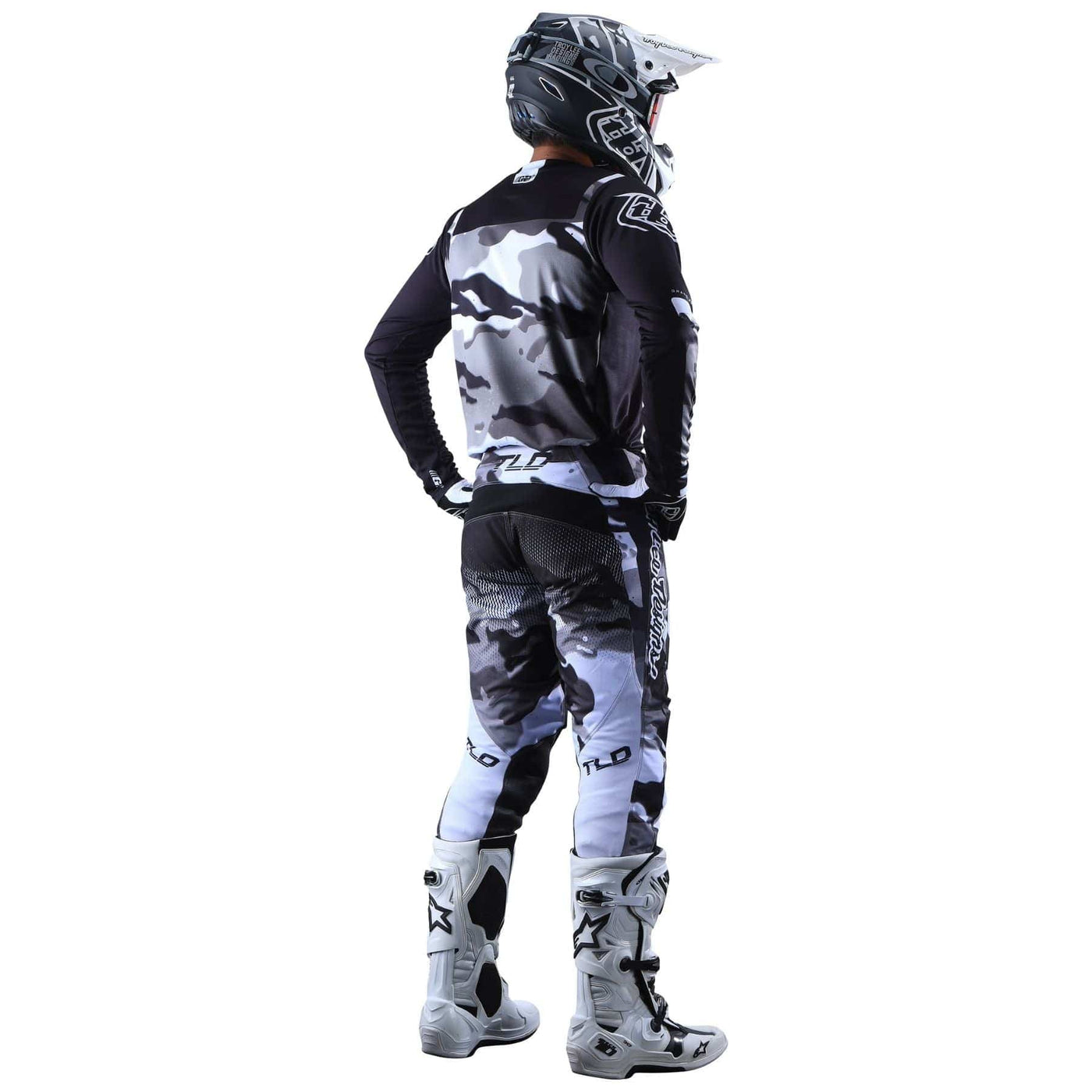 Troy Lee Designs GP Pants Brazen Camo - Gray 8Lines Shop - Fast Shipping