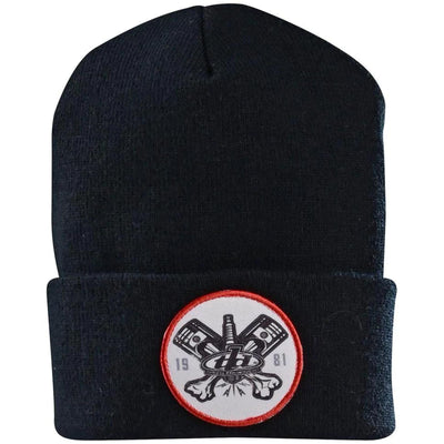 Troy Lee Designs Pistbone Beanie - Black 8Lines Shop - Fast Shipping