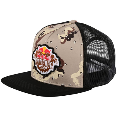 Troy Lee Designs Red Bull Rampage Logo Snapback Hat - Camo 8Lines Shop - Fast Shipping