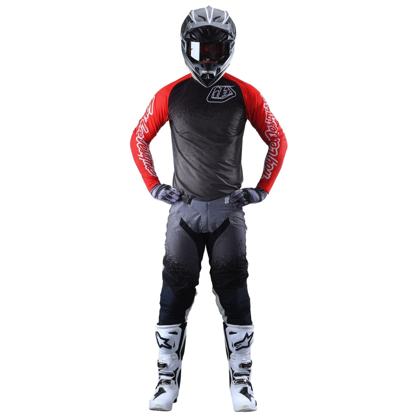 Troy Lee Designs SE PRO AIR Jersey Webstar - Black/Gray 8Lines Shop - Fast Shipping