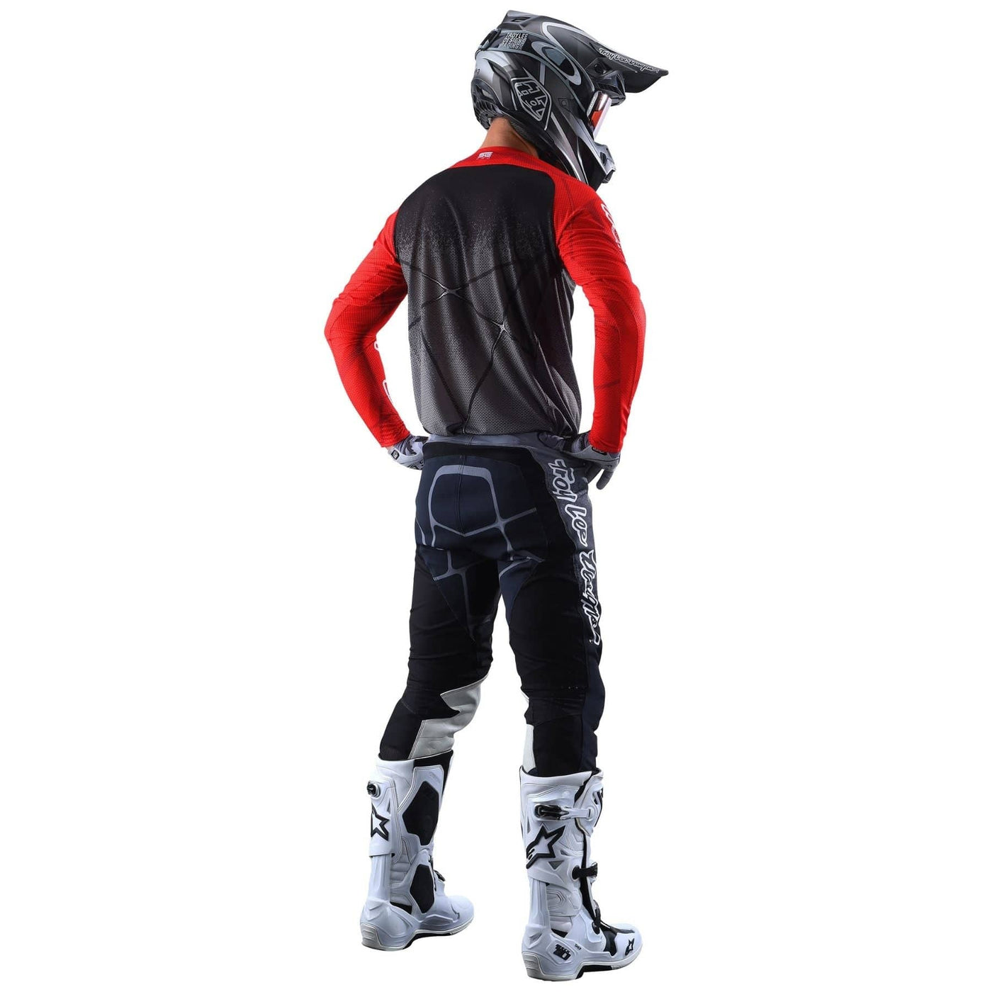 Troy Lee Designs SE PRO AIR Jersey Webstar - Black/Gray 8Lines Shop - Fast Shipping