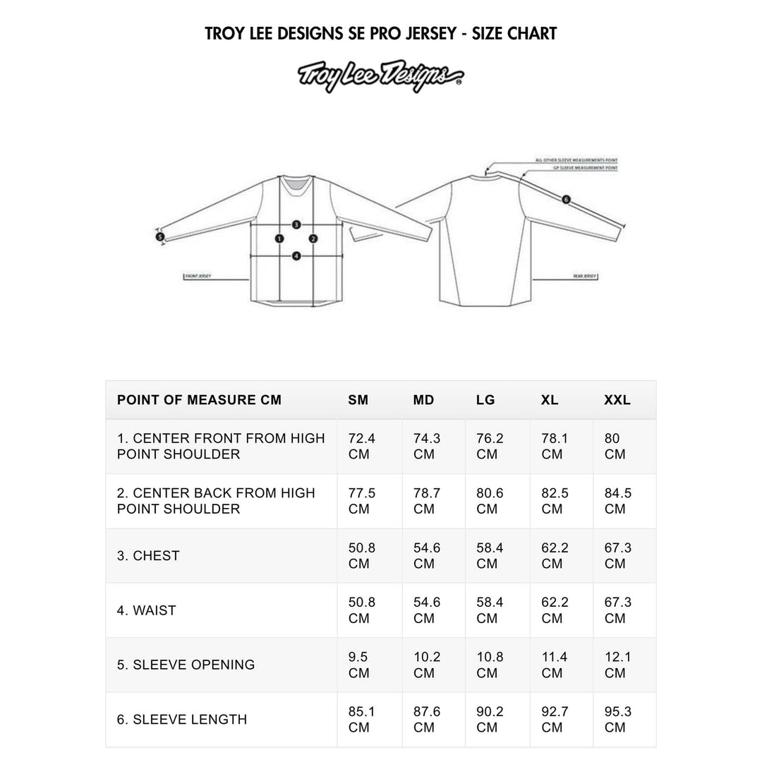 Troy Lee Designs SE PRO MX Jersey Drop In - Charcoal