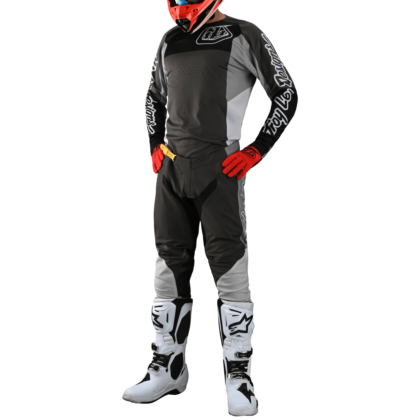 Troy Lee Designs SE PRO Pants Quattro - Gray/Black 8Lines Shop - Fast Shipping