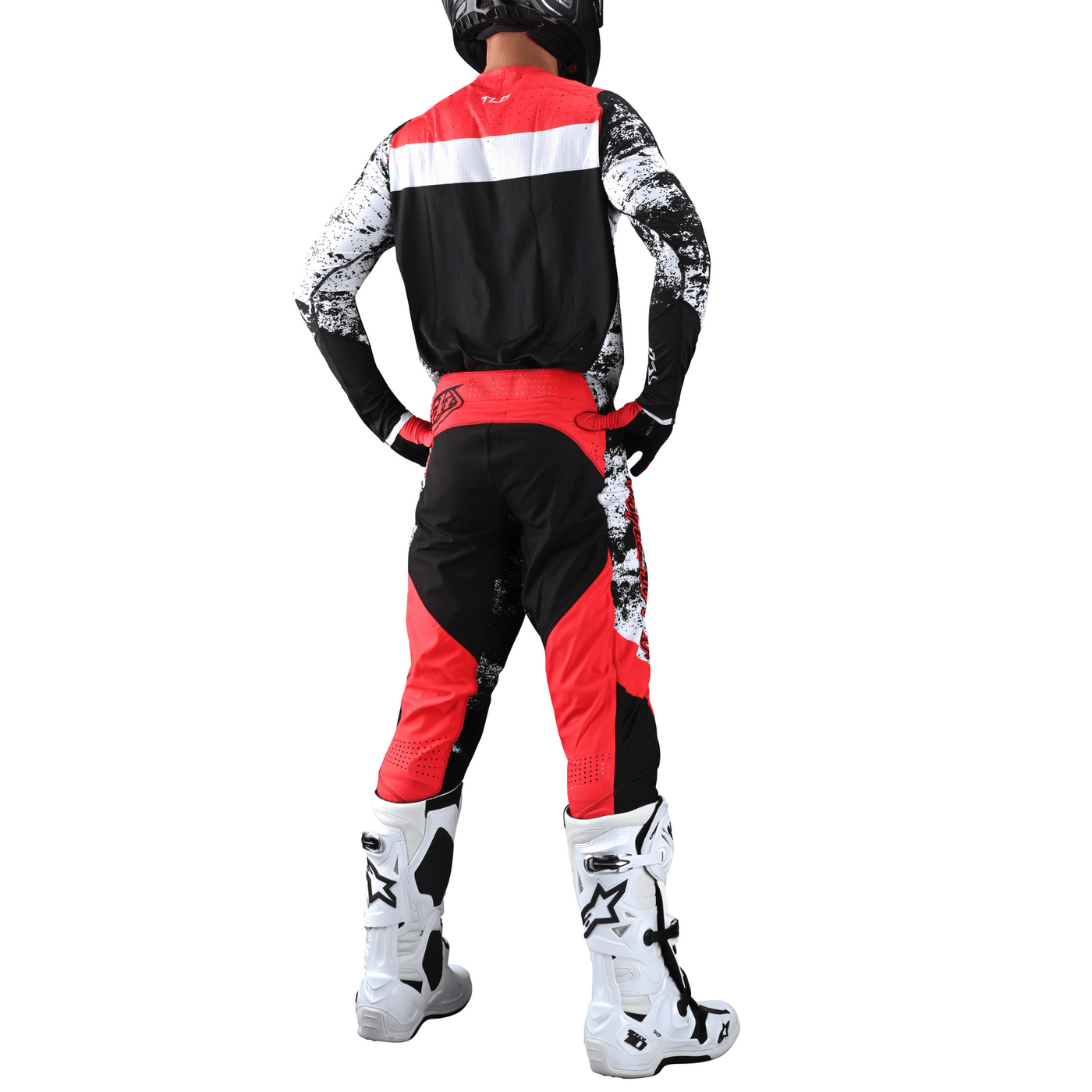 Troy Lee Designs SE ULTRA Jersey Grime Black - Rocket Red 8Lines Shop - Fast Shipping